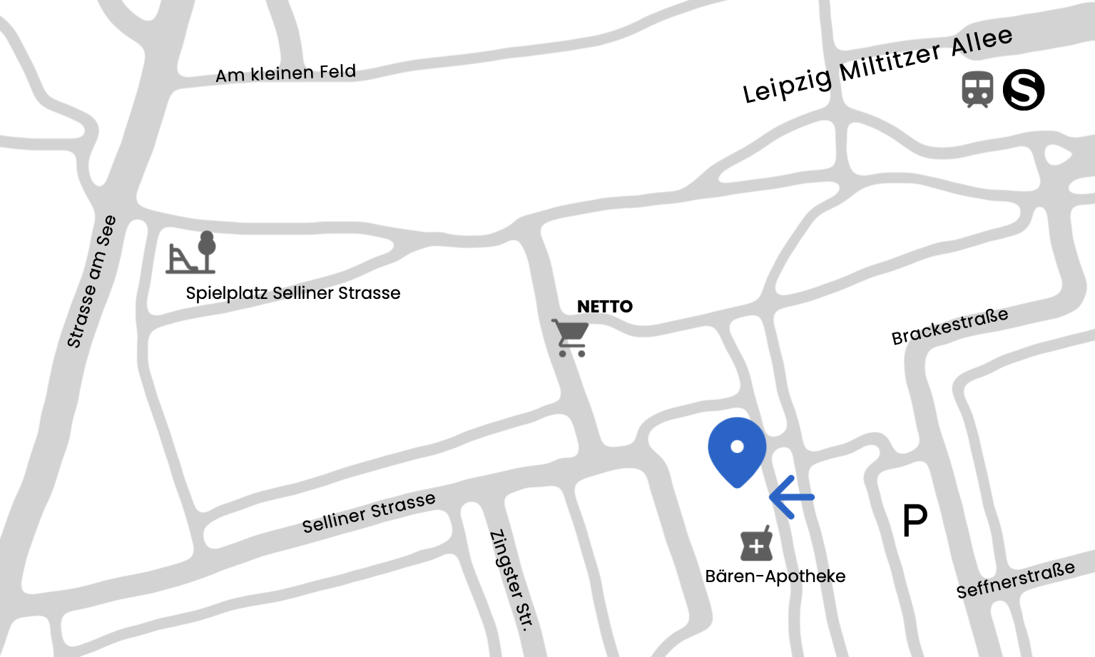 Anfahrt zur Hausarztpraxis Triemer